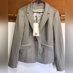 Zhrill  Women's Grey Blazier Xl